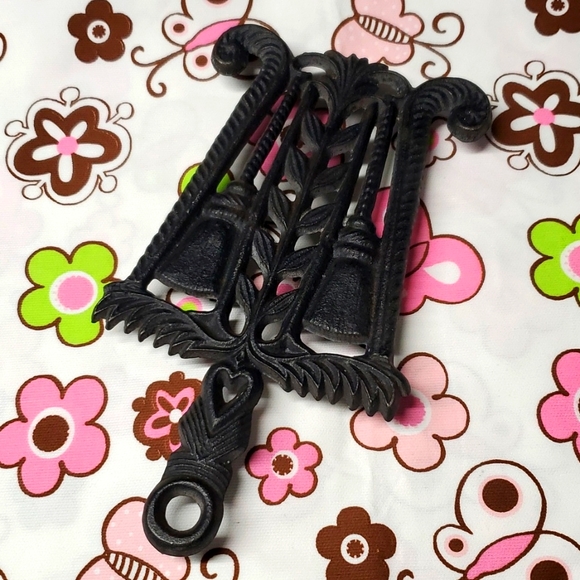 VTG Cast Iron Trivet Dalecraft Black Kitchen Utensil Primitive Old Time Decor - Picture 15 of 15